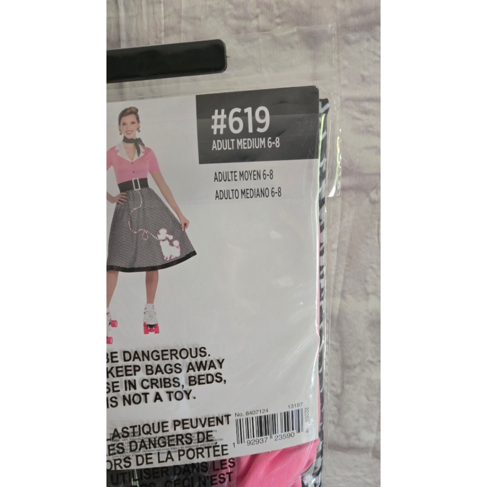 Retro Car Hop Cutie Roller Dinner Doll Style  Costume - Picture 8 of 9